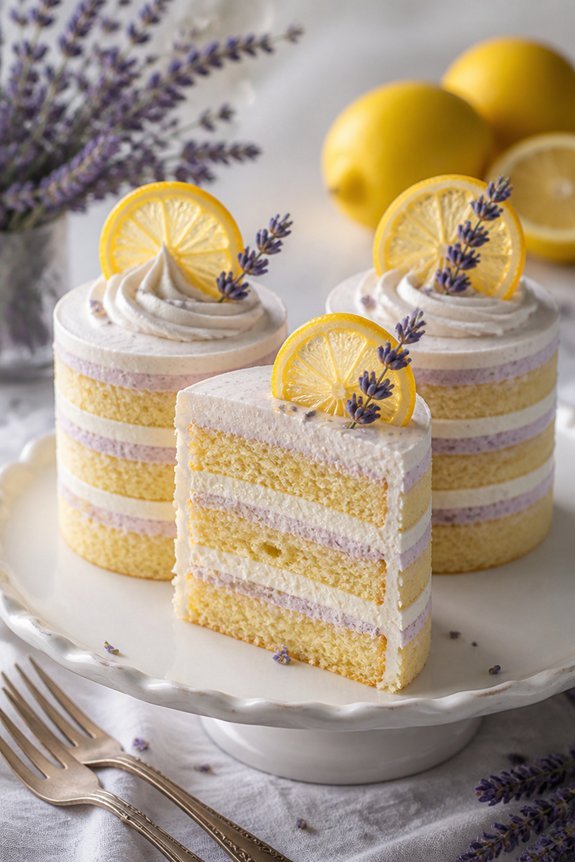 lemon lavender cake delight