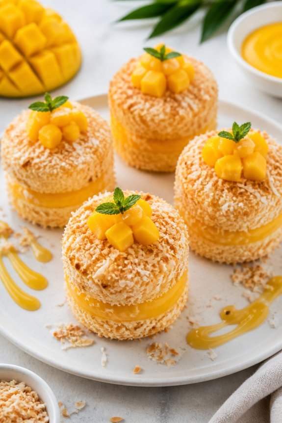 tropical coconut mango delight