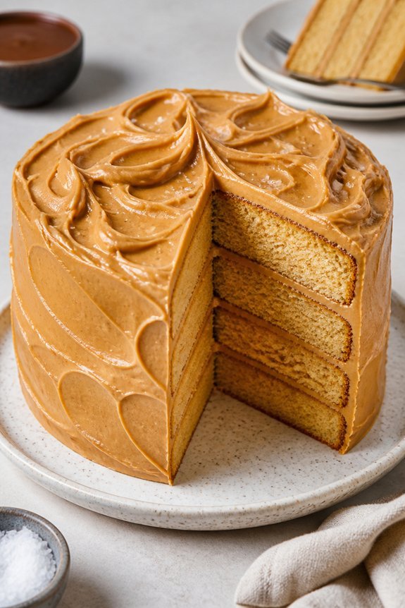 umami sweet bourbon vanilla cake