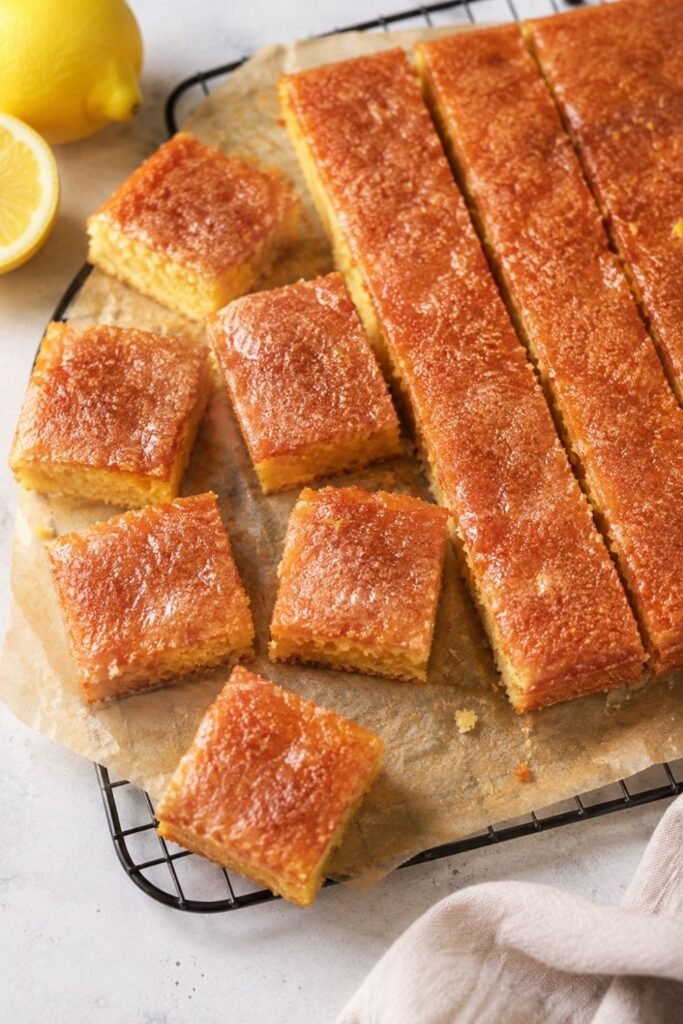 Lemon Drizzle Traybake