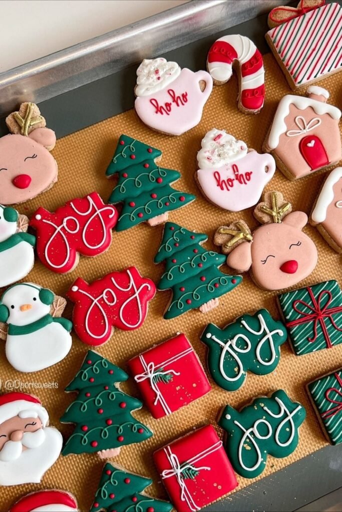 A Mixed Shape Christmas Cookie Tray