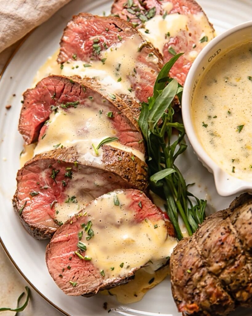 Beef Tenderloin with Garlic Butter