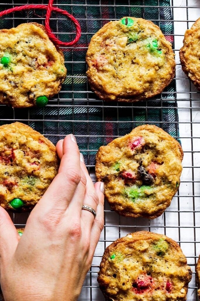Christmas Trail Mix Cookies