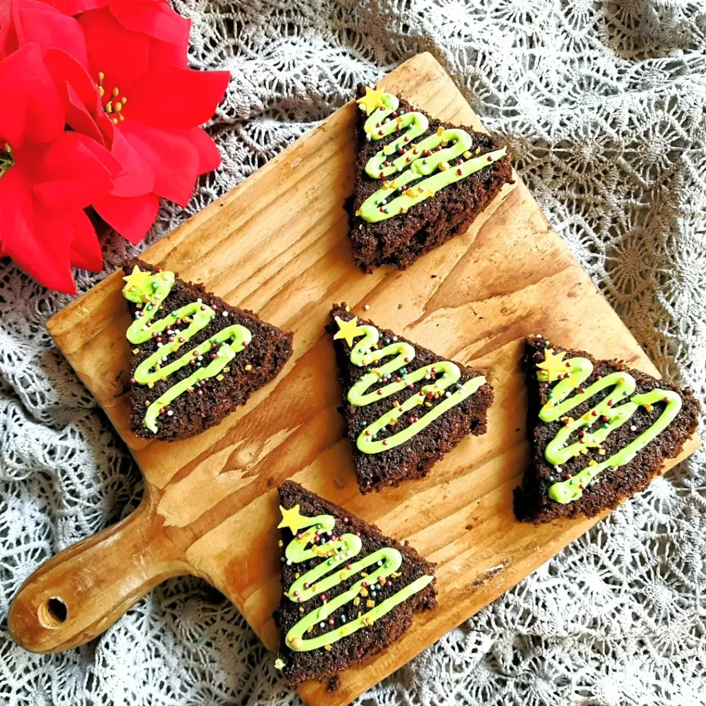 Christmas Tree Brownies