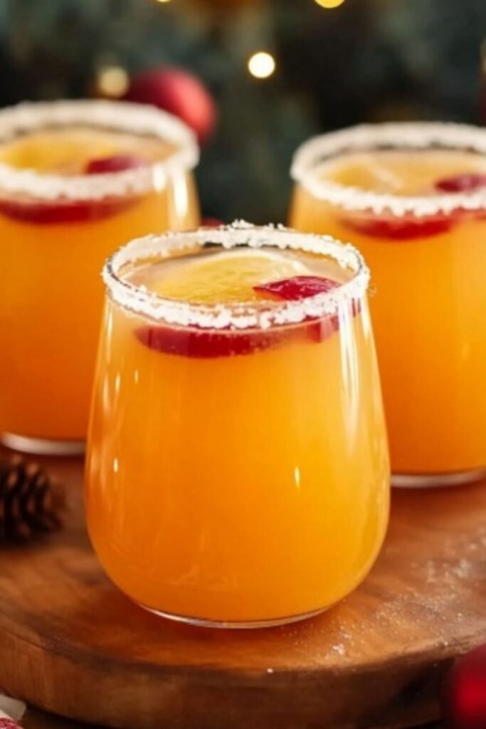 Cranberry Orange Rum Christmas Punch