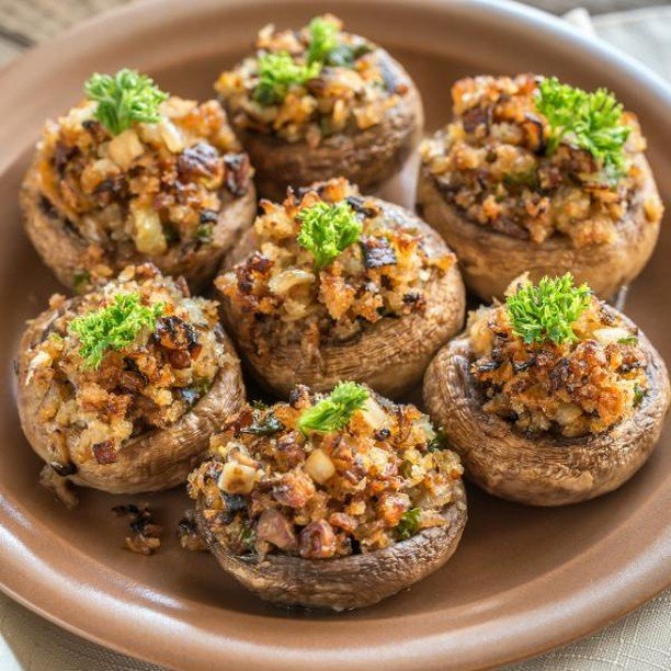 Savory Stuffed Mushrooms