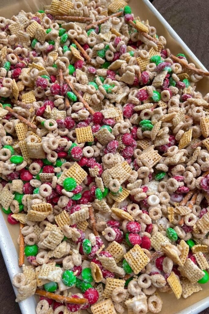 White Chocolate Christmas Crunch Trail Mix